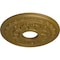 Ekena Millwork Baltimore Ceiling Medallion (Fits Canopies up to 5 1/2"), 15 3/8"OD x 4 1/4"ID x 1 1/2"P, Gold CM15BAGLS - alternate 2